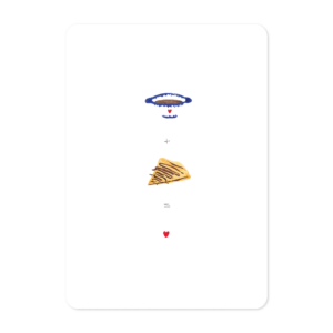 Carte addition illustrée à l’aquarelle gourmandises bretonnes et spécialités locales