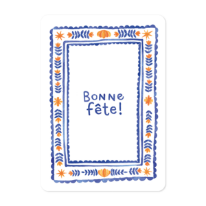 Illustration décorative aquarelle pour les fêtes